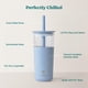 thumbnail image 3 of Vaso Térmico de Vidrio con Aislamiento al Vacío REDUCE Aspen 600mL con Tapa, 3 of 7