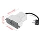 thumbnail image 5 of Enchufe inteligente WIFI doble resistente al agua IP44 Tuya, tomas de corriente inteligentes para exteriores, funciona con Smart Life Home App, temporizador, Control remoto por voz JFHHH pequeña, 5 of 5
