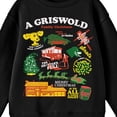 thumbnail image 2 of National Lampoon's Christmas Vacation Funny Griswold Family Christmas Youth Black Graphic Sweatshirt-XS, 2 of 2