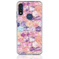 thumbnail image 4 of Motorola Moto E (2020) Case, Rosebono Bling Glitter Sparkle Hexagon Marble Graphic Fashion Cute Colorful Skin Cover Shockproof Case for Motorola Moto E (2020) Case, 4 of 5