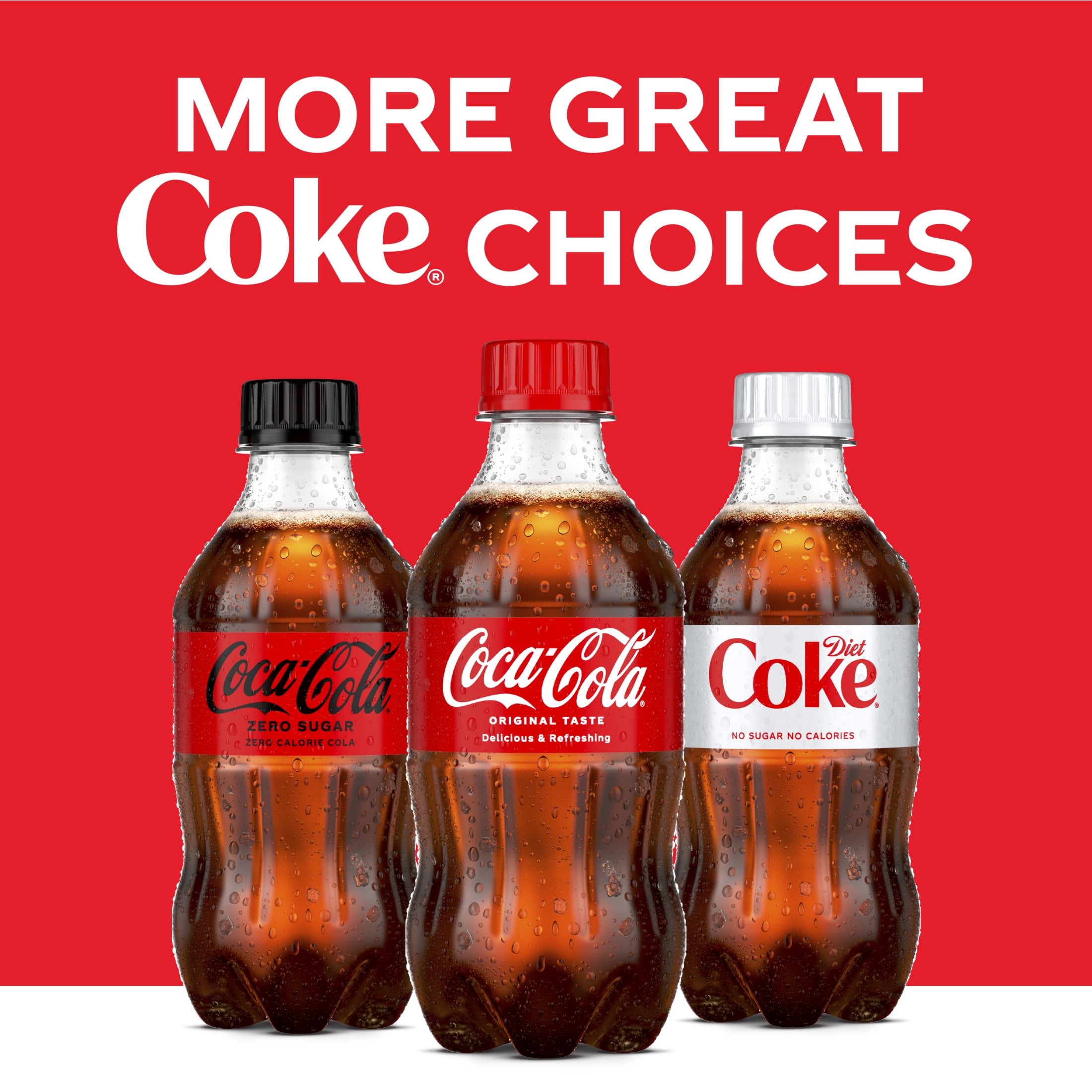 2XQuality-Coca-Cola Soda Bottles - 12 fl oz - 8 pk