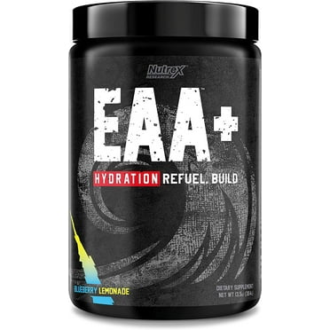 Nutrex EAA Hydration | Muscle Recovery, Strength | Blueberry Lemonade 30 Servings