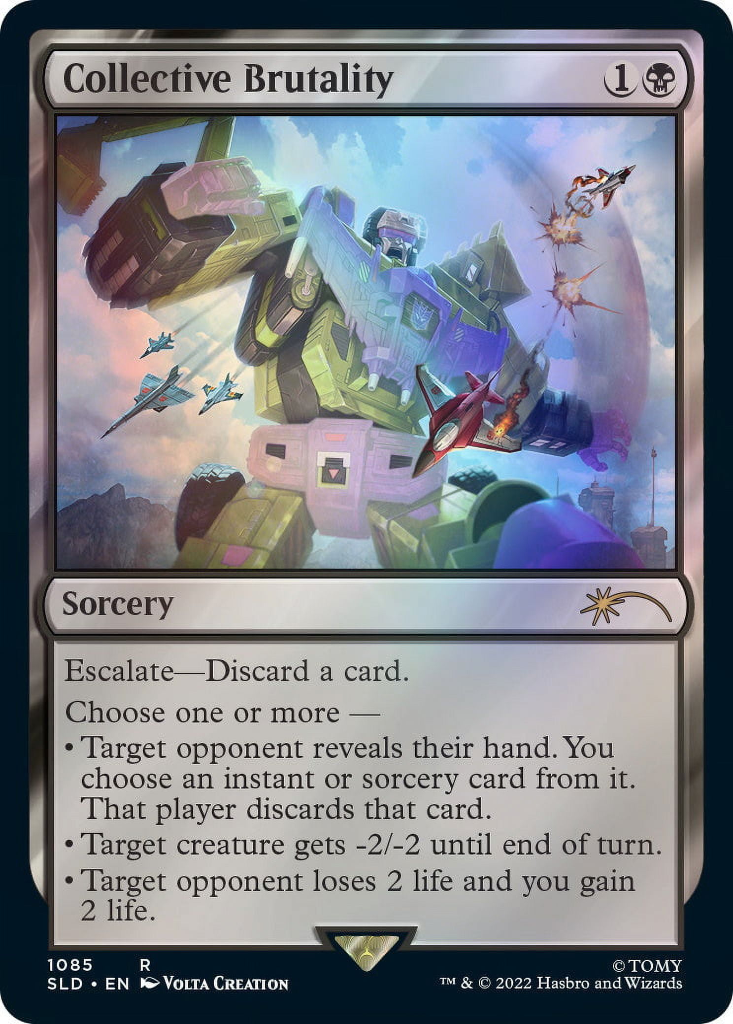 Magic: The Gathering Secret Lair: Transformers: Roll Out or Rise Up (Foil)