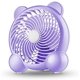 thumbnail image 1 of Ventilador USB Mini Ventilador Silencioso Dorm Camping Viajes Oficina 2 Velocidad 7 Pulgadas (Púrpura) Ormromra LF-0398, 1 of 2