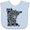 AE-Light Blue, variant on Inktastic Minnesota Silhouette Mandala Boys or Girls Baby Bib