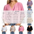 thumbnail image 4 of Women's Loose Fit V Neck Pleated Collar Chiffon Casual Top Shirt Blouse Soft Lightweight Work Office Outfits | CSEONE,Beige L, 4 of 9