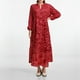 thumbnail image 1 of Vestidos Para Mujer 2025 Primavera Verano Casual Falda Mujer Cuello En V Estampado Vestido Suelto, 1 of 3