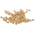 thumbnail image 1 of yuksok 100pcs Disque en Laiton Massif Rondelle Entretoise Perles Entretoise Plate Perles 8mm, 1 of 8