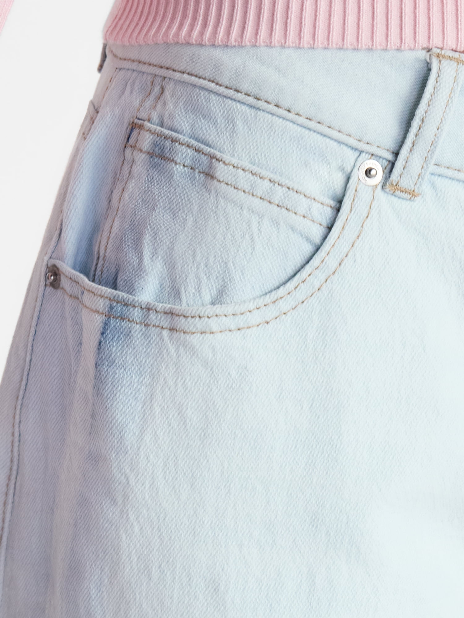 No Boundaries Ultra Baggy Barrel Jeans, 32.5'' Inseam, Women's and Women's Plus 00-4X