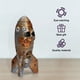 thumbnail image 4 of Adorno De Resina De Bomba De Calavera, Decoración De Esqueleto De Ojiva Nuclear De Simulación Pequeña Para Patio, Jardín, Hogar, Escritorio, Decoración De Halloween Yuarrent HA026637-02, 4 of 7