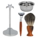 thumbnail image 5 of Kit De Afeitado, Brocha De Afeitar, Cuenco De Jabón De Acero Inoxidable, 4 Piezas Para El Hogar Para Peluquería Cergrey Shaving Brush Razor, 5 of 8