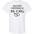thumbnail image 3 of Inktastic Our First Christmas As Mr and Mrs T-Shirt, 3 of 5