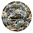 thumbnail image 1 of Juego de pegatinas de vinilo para tanques militares, vehículos militares, 50 unidades, 1 of 2
