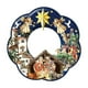 thumbnail image 2 of Guirnaldas navideñas, decoraciones navideñas, adornos navideños, regalos navideños, decoración navideña, corona, placa de puerta, adorno de escena de madera, estatua circular, 2 of 6