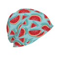 thumbnail image 3 of Gaeub Watermelon Knit Cuffed Beanie Top Level Beanie Men Women Winter Knit Caps Soft Ski Hat, 3 of 7