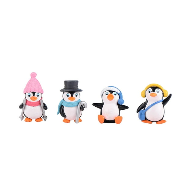 4 pièces vêtements d'hiver pingouin décor belle pingouin poupée
