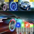 thumbnail image 2 of 2 Pcs Car Wheel Tire Led Light Colorful Equipment Valve Lamp Air Valve Stem Caps Cover Accessories for Mountain Bike Bicycle Motorcycle, 2 of 6