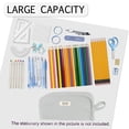 thumbnail image 3 of Pencil Case Extra Large Pencil Case Big Capacity Pencil Bag Soft Pencil Cases - grey, 3 of 6