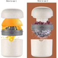 thumbnail image 4 of Exprimidor manual de cítricos, 14,5 × 10 cm, exprimidor manual de cítricos de naranja y limón, exprimidor manual de cítricos de naranja, exprimidor de limón con filtro, para naranjas, limones, fresas,, 4 of 5