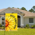 thumbnail image 2 of Hello Sunshine Sunflower Garden Flag For Home Outdoor Garden Yard Decor 12x18 Inch, 2 of 5