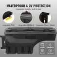 thumbnail image 3 of Truck Bed Storage Box, Lockable 6.6 Gal Wheel Well Box, Ford F-150 2015-2021, ABS Waterproof Tool Box with Password Padlock, Driver Side, 3 of 9
