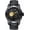 Black, variant on Mens Automatic Watch Skeleton Big Dial 3D Engraved Dragon Waterproof Fashion Silicone Watch