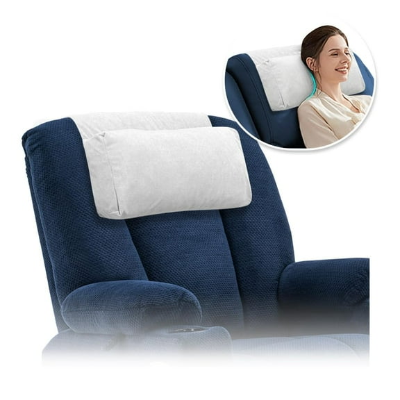 Recliner Headrest Pillow, Couch Neck Pillow, Adjustable Recliner Head Pillow, Sofa Headrest for Neck Support Chair Travel Cervical Pillow Back Cushion, Neck Pillows for Pain Relief
