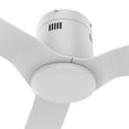 thumbnail image 5 of Smaair 52" Flush Mount Indoor Ceiling Fan with Remote Control Without Lights-White 3 Blades, 5 of 6