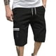 thumbnail image 2 of pstuiky Abreviatura para hombres, Pantalones cortos de trabajo para hombre, de verano, finos, holgados, de pierna recta, con múltiples bolsillos y cremallera, informales, 2 of 9