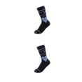 thumbnail image 3 of Soidarity 1 par de calcetines de ciclismo para mujer, transpirables, para exteriores, reflectantes, de seguridad, para montar, carreras, Negro 2piezas, 3 of 6
