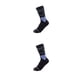 thumbnail image 4 of Eigraketly 1 par de calcetines antideslizantes para ciclismo para mujer, calcetines reflectantes para exteriores, calcetines de moda para carreras, Negro 2piezas Eigraketly CBP490702, 4 of 5