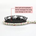 thumbnail image 5 of Green and Red Christmas Pattern Hair Brush,Girls Detangling Hair Brush,Glide Through Tangles with Ease for Wet & Dry Hair,8.8"X2.8", 5 of 7