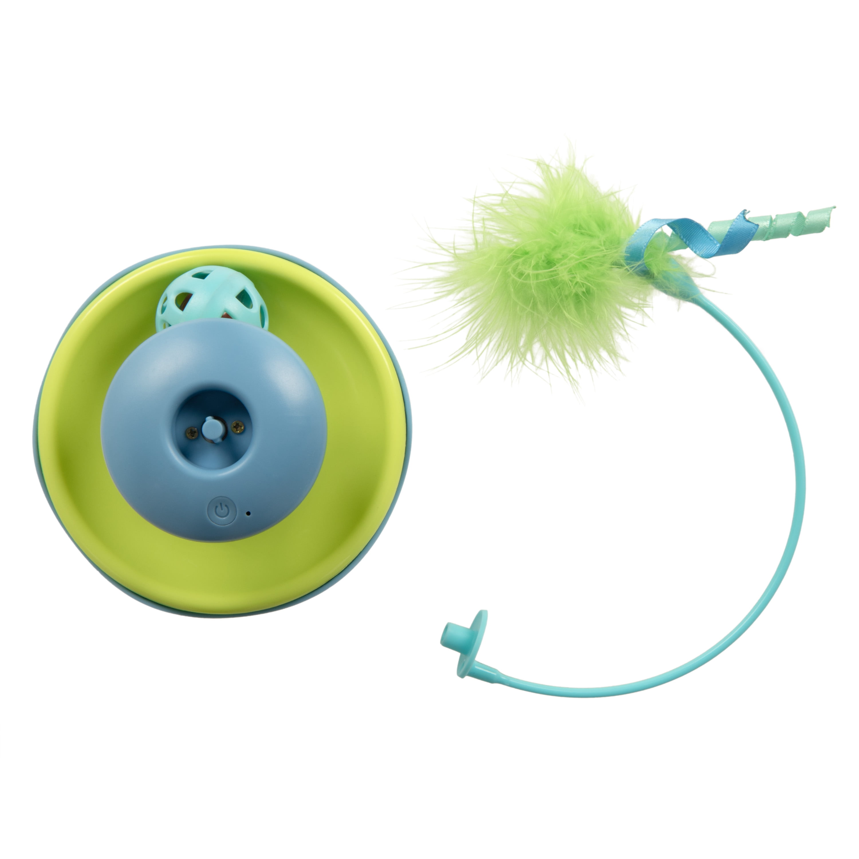 SmartyKat Track Tizzy Motion Cat Toy –Electronic Interactive Pet Toy, Blue