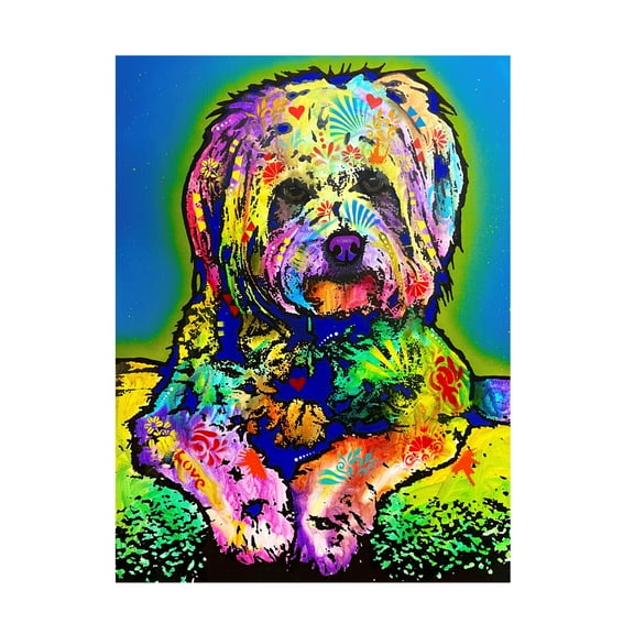 Canvas Wall Art - Dean Russo 'Patiently Wating For Cuddles' Wall Art for Living Room, Bedroom, or Office Décor by Trademark Fine Art - 14 x 19 Inches