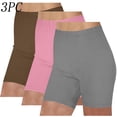 thumbnail image 1 of Leggings de yoga de moda para mujer, 3 piezas, para fitness, correr, gimnasio, para mujer, sólidos, deportivos, activos, pantalones de poliéster para mujer., 1 of 3