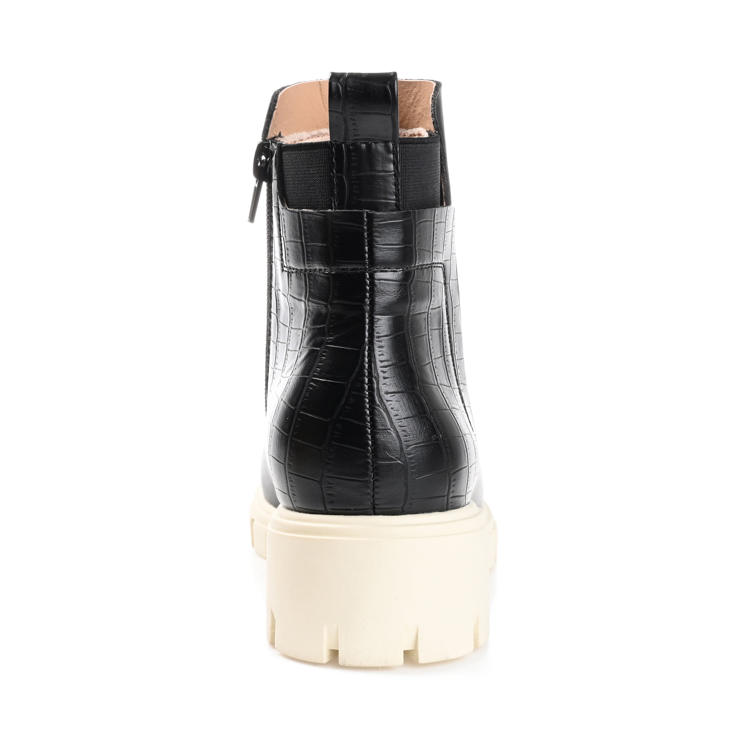 Journee Womens Jeeva Inside Zip Block Heel Booties