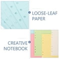 thumbnail image 3 of COOPHYA 100 Sheets A5 Lined Refill Paper for Refillable Notebook Binder Note Organization, 3 of 8