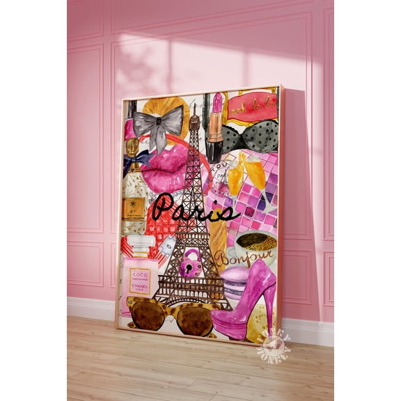 369 Prints travel Poster Print Set, New York City La Wall Art Prints, Trendy Art, Dopamine Print, Gallery Wall Set, Paris London Rome UNFRAMED, 24x36