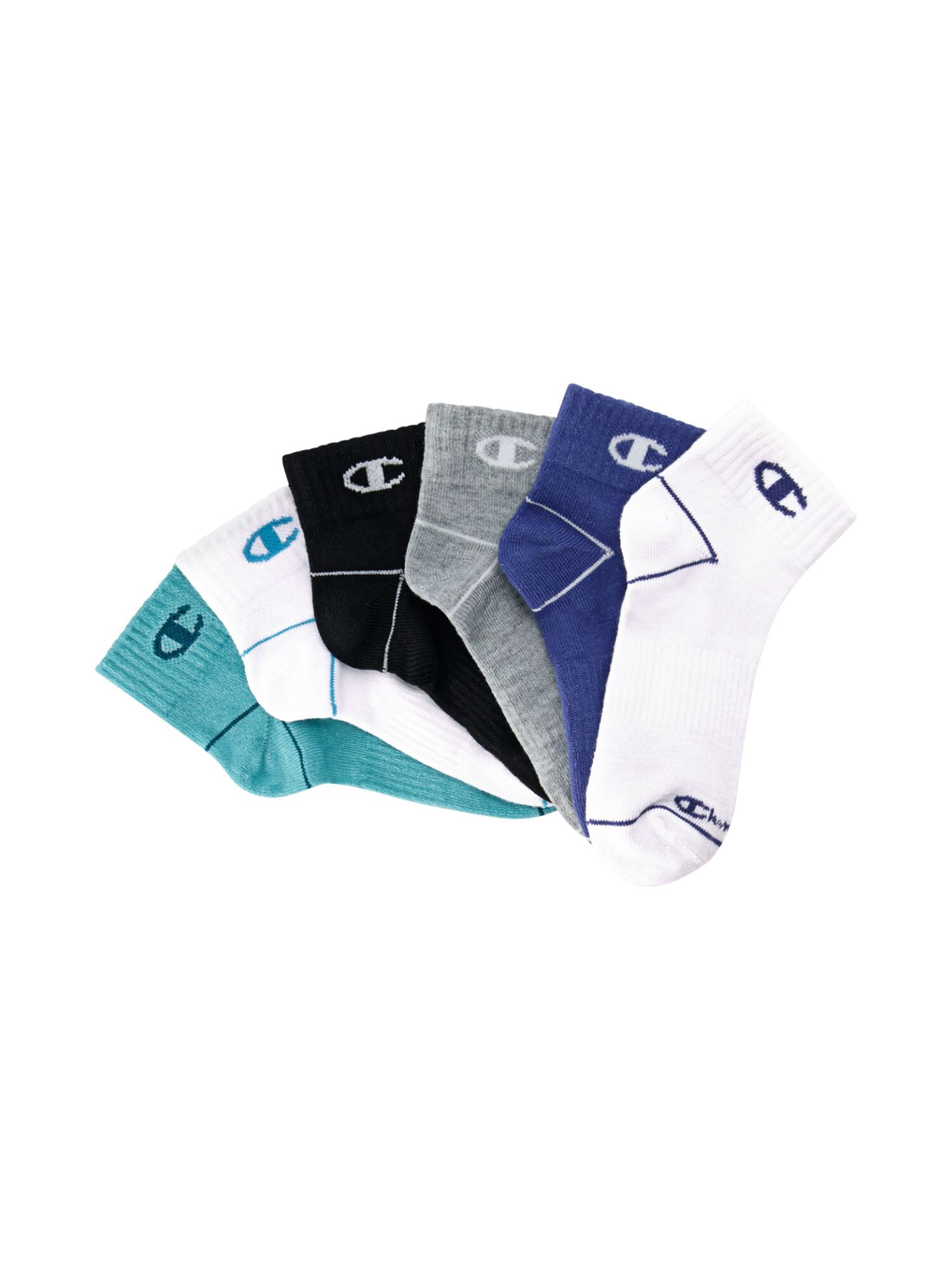 Champion Girls Lightweight Performance+ Kid Ankle Socks, 10 Pack, Sizes S–L