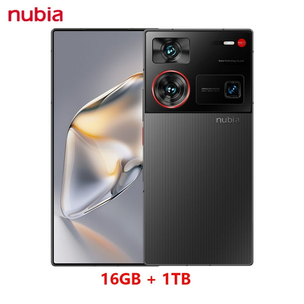 Nubia Z60 Ultra Versión líder Smartphone 5G de 6.8" Snapdragon 8 Gen 3 64MP Fotografía principal con IA 6000mAh 80W Carga rápida IP68 Modelo NX721J Negro