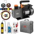 thumbnail image 1 of Kit de bomba de vacío HVAC y juego de manómetros VTG VOGTEN 4.5 CFM, 1 of 9