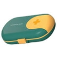 thumbnail image 1 of Caja portátil de almacenamiento de medicamento de pastillas Zulema Verde Dispensador de cajas de medicamentos, 1 of 8