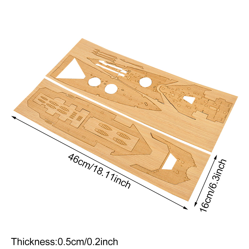 1/350 Wooden Deck Kit Spare Part for Trumpeter 05302 HMS HOOD Model DIY CY350007 