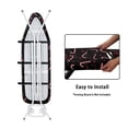 thumbnail image 4 of HELLHERO Christmas Candy Cane Ironing Board Covets Soft Protection Covers Elastic Edge Iron Board Cover Polyester Fiber Fabric for Mom Wife Gifts, 4 of 5