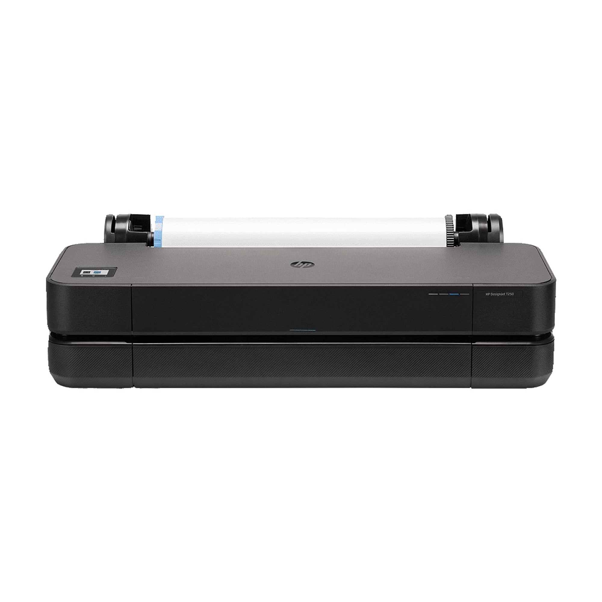 HP DesignJet T210 Large Format 24-inch Color Plotter Printer for Easy Wide CAD & Poster Prints (8AG32D)