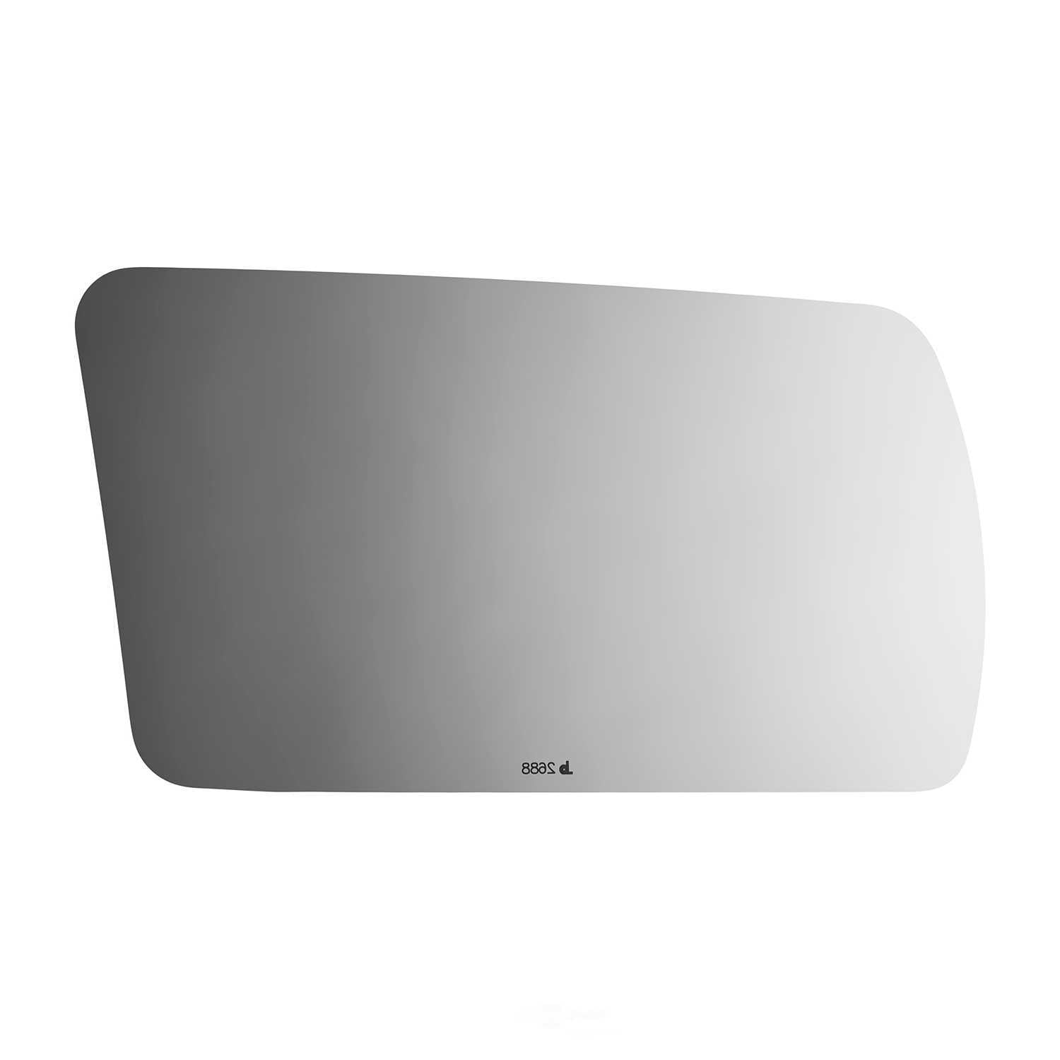 Burco Side View Mirror Replacement Glass - Clear Glass - 2688