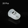 thumbnail image 3 of Uxcell Finger Tips Anti Slip Fingertip Protector, 20 Pack 30mm Silicone Finger Guard, Transparent, 3 of 6