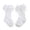 White, variant on Krdevn Top Layered Bow Knee High Socks, Stretchy Breathable Dressy All Season Casual Hosiery (Baby),0-12 Months