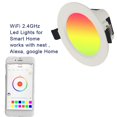 thumbnail image 4 of Kuymtek Lámpara de techo empotrada con control remoto E27 regulable WIFI Smart Down Light APP Kuymtek Iluminación del hogar multifuncional, 4 of 6