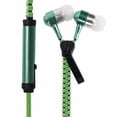 thumbnail image 3 of [TOP.SALE]Green Zipper Earphone In-ear Stereo Headset With Earbuds Microphone Creative Heavy Bass Zipper Headset, 3 of 10
